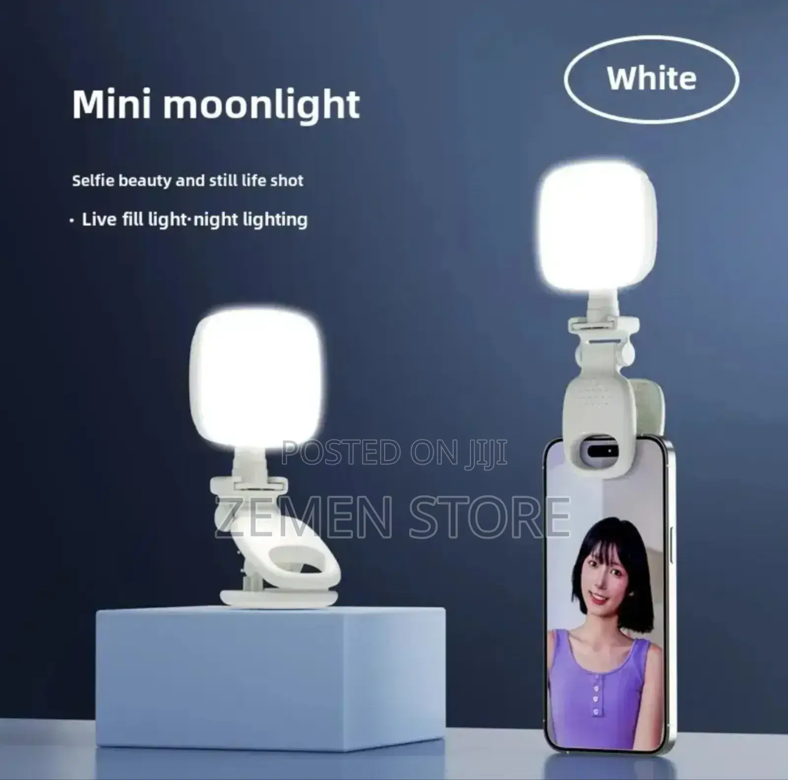 Porodo RGB Rechargeable High Quality Phone Fill Light Clip