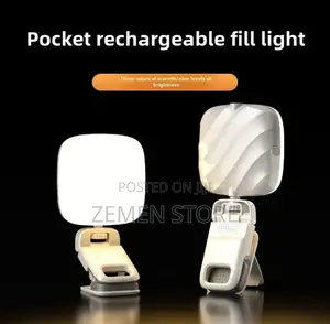 Porodo RGB Rechargeable High Quality Phone Fill Light Clip