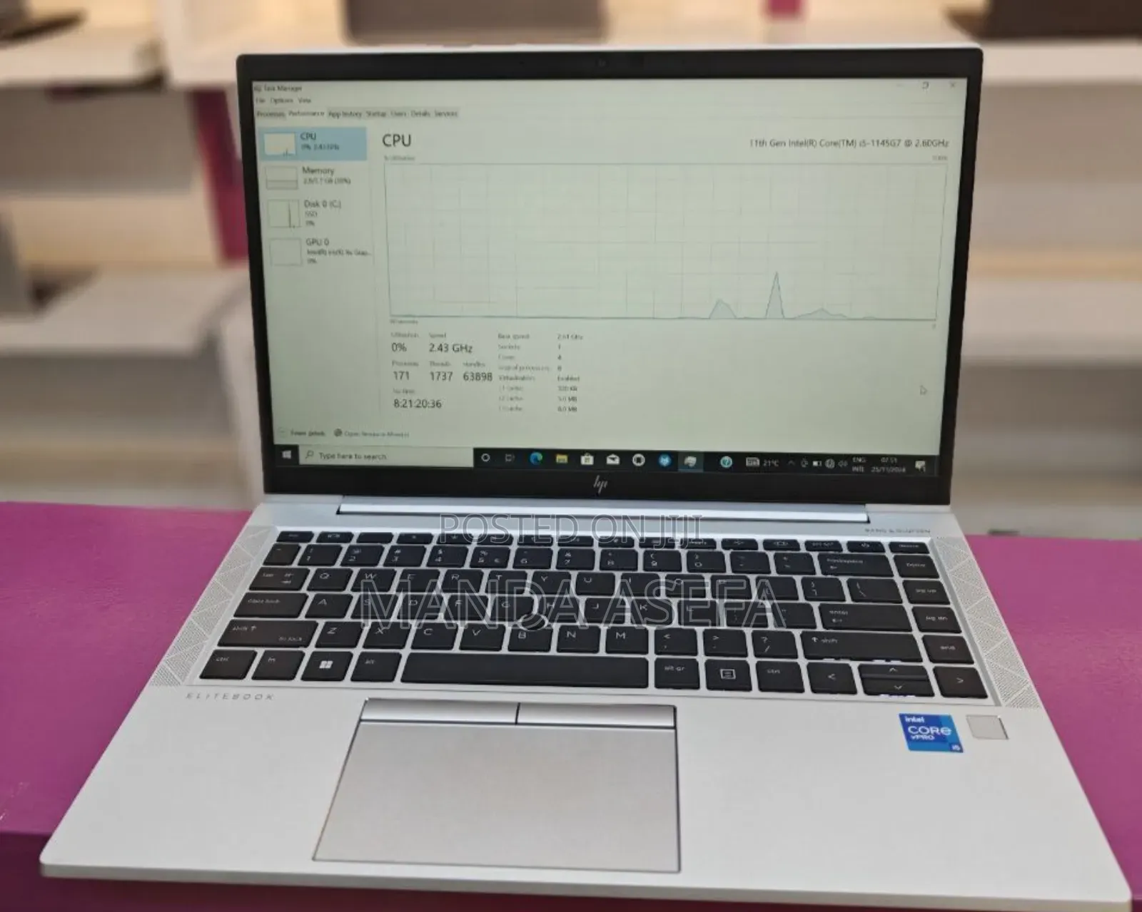 New Laptop HP EliteBook 840 G8 16GB Intel Core I5 SSD 512GB