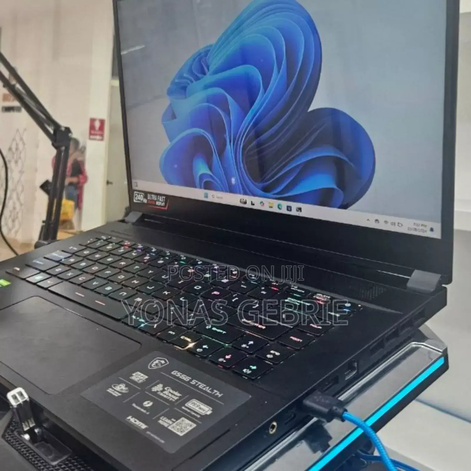 New Laptop MSI GS66 Stealth 10SGS 16GB Intel Core I7 SSD 1T