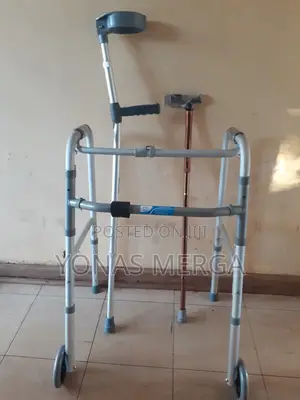 Walker/Material:Iron Walker Folding Adjustable, for Hospital