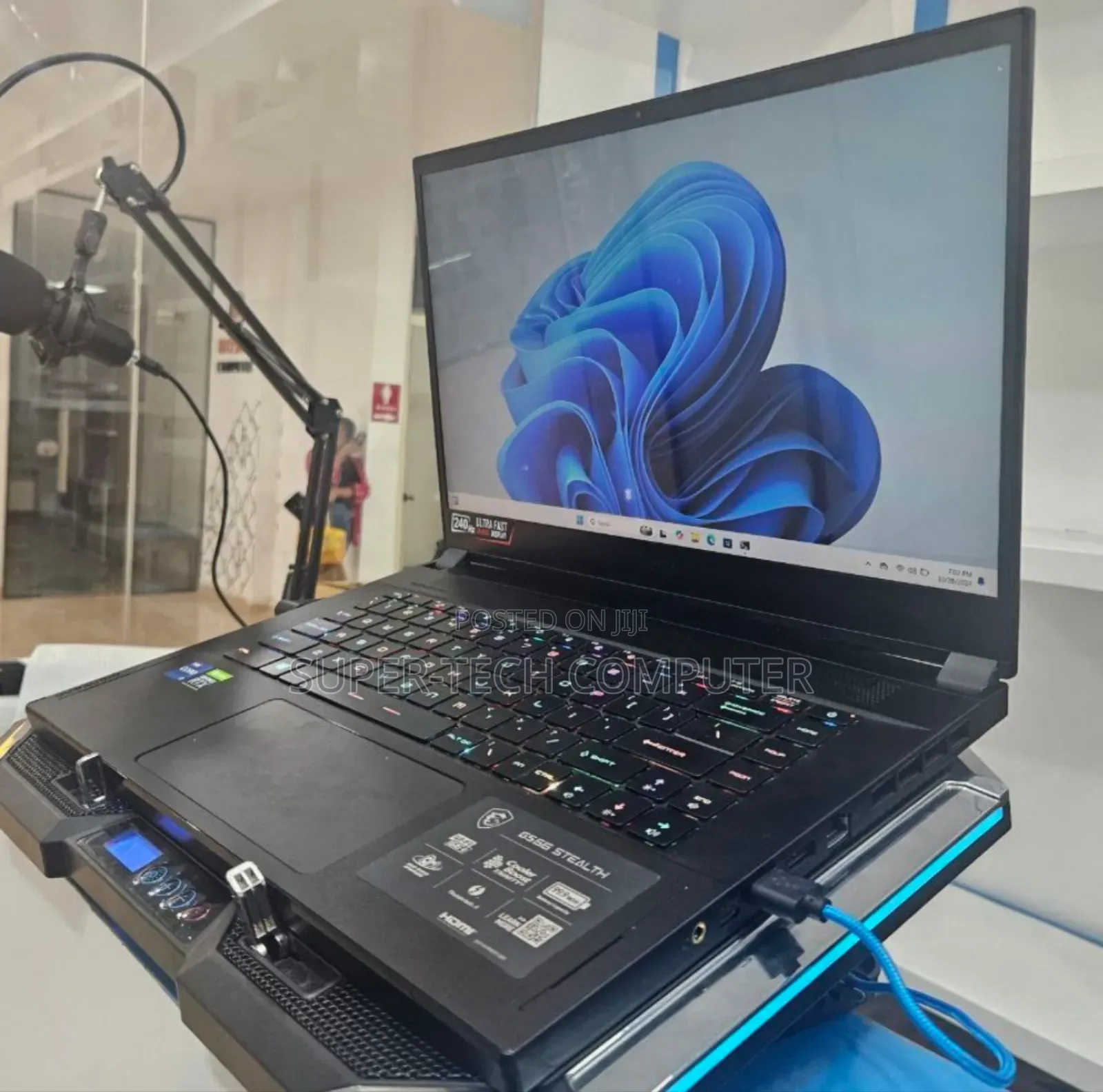 New Laptop MSI GS66 Stealth 10SGS 16GB Intel Core I7 SSD 1T