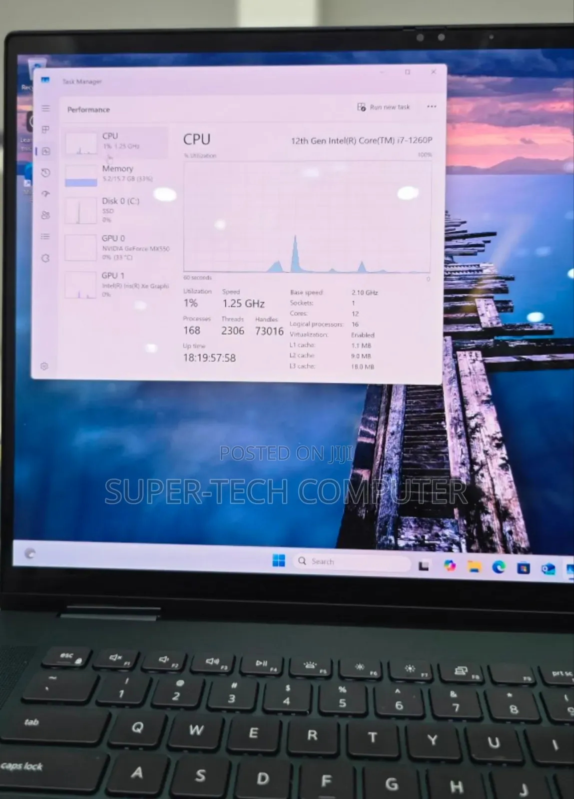 New Laptop Dell Precision 7520 16GB Intel Core I7 SSD 512GB