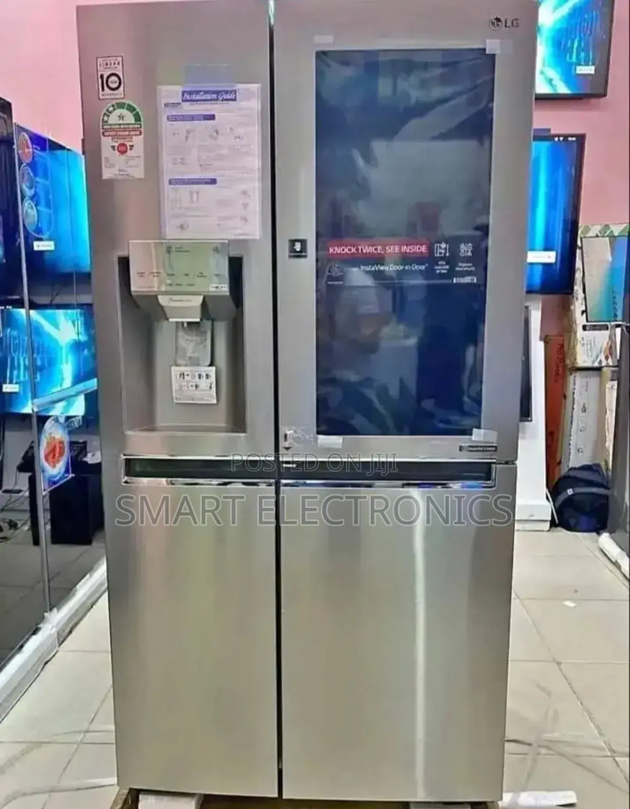 LG UV Knock 4 Door Refrigerator