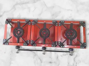 Photo - Double Triple Burner Gas Stove