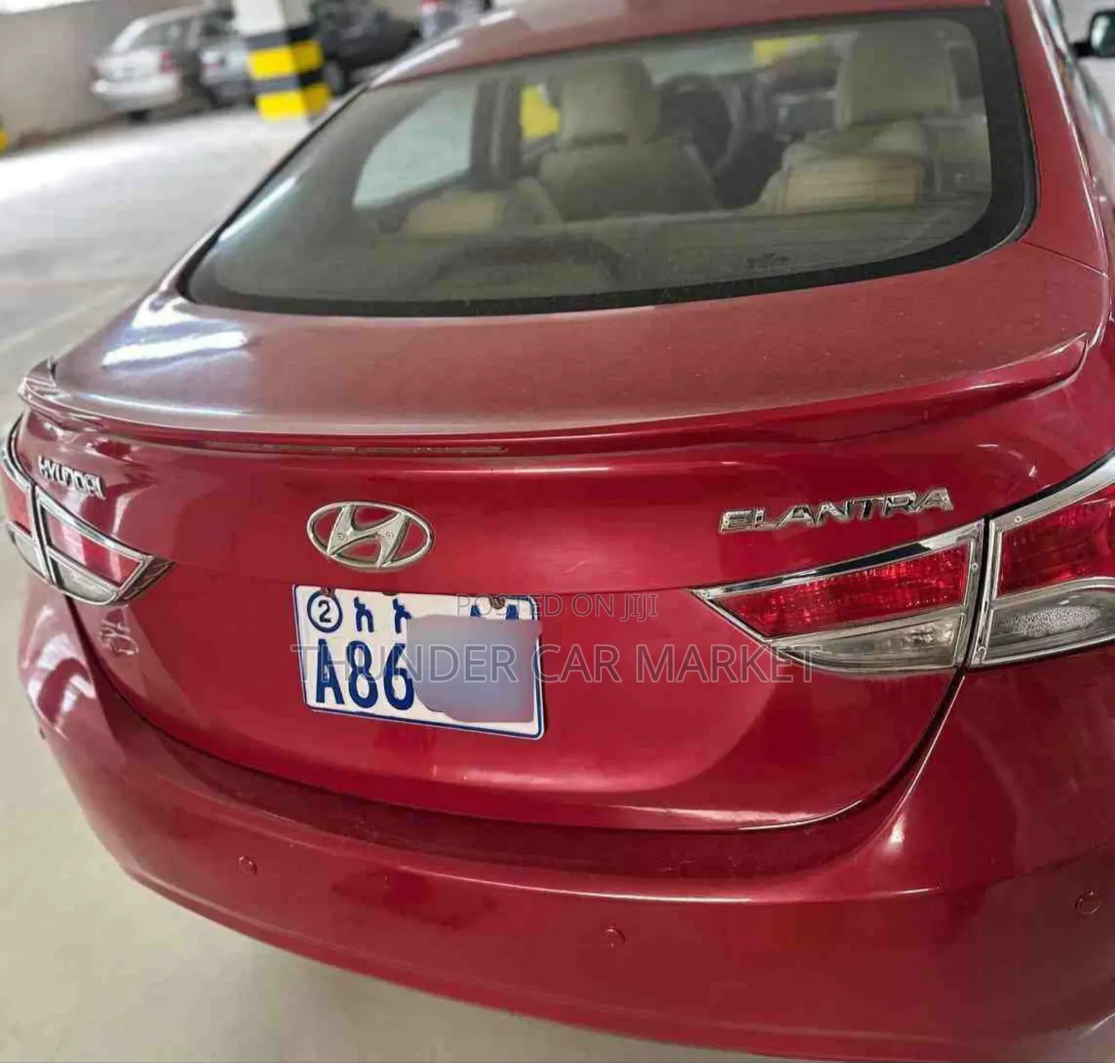 Hyundai Elantra 2013 Red