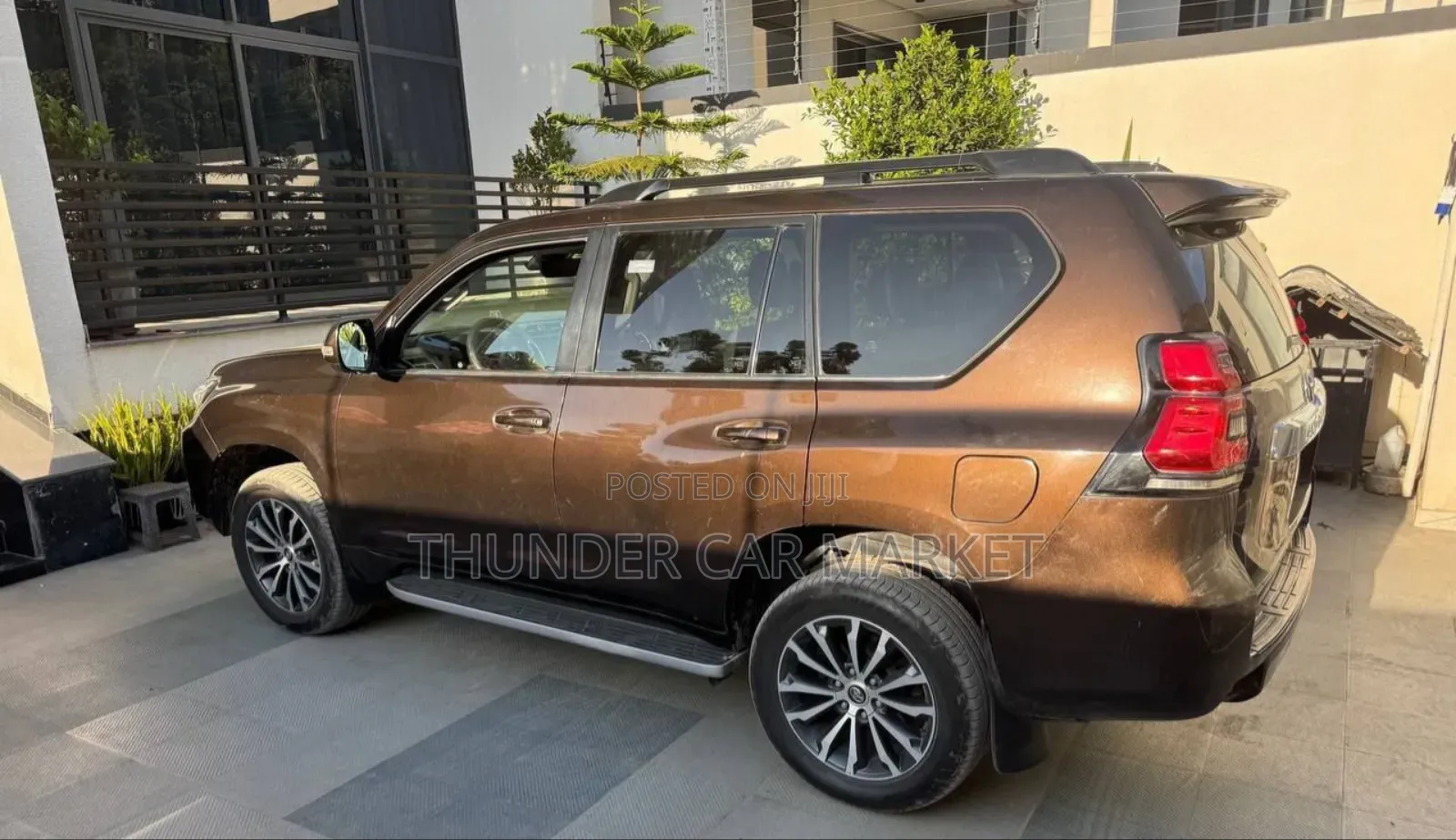 Toyota Land Cruiser Prado 2018 Burgundy