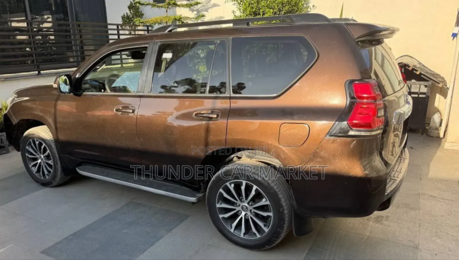 Toyota Land Cruiser Prado 2018 Burgundy