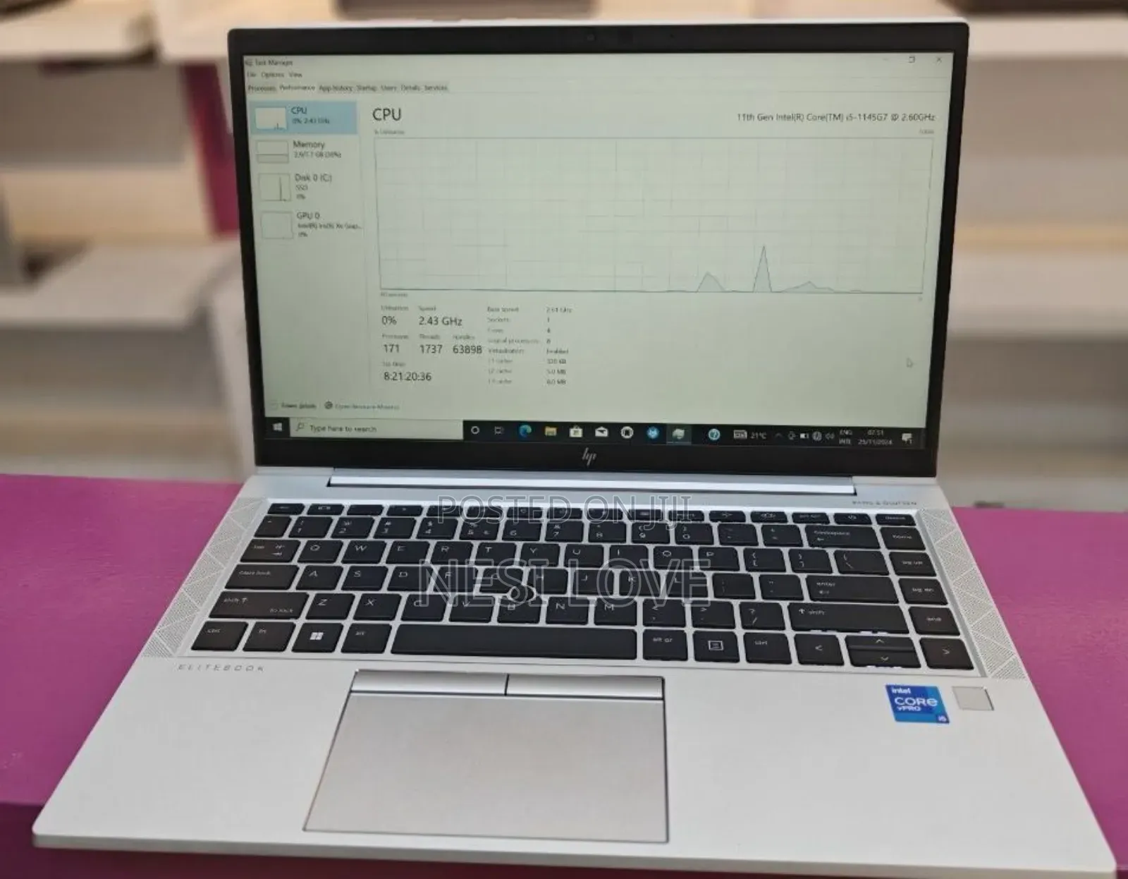 New Laptop HP EliteBook 840 G8 16GB Intel Core I5 SSD 512GB