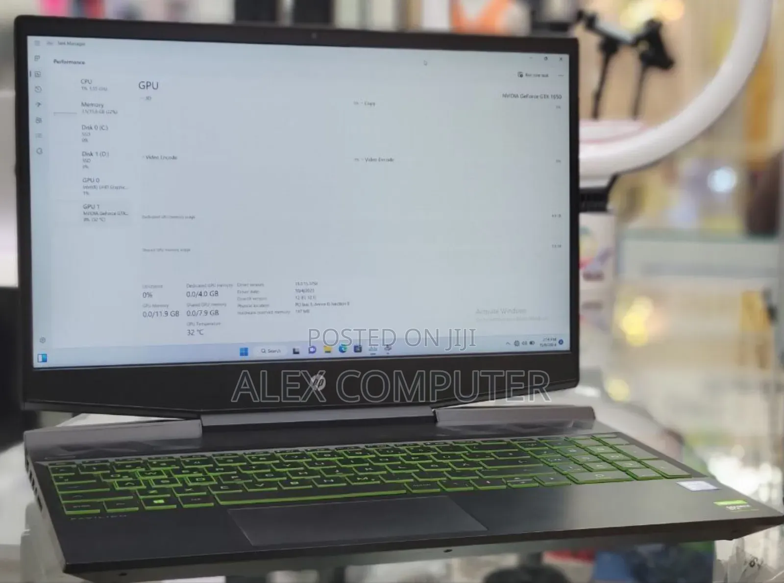 New Laptop HP Pavilion Power 15 16GB Intel Core I5 SSD 512GB