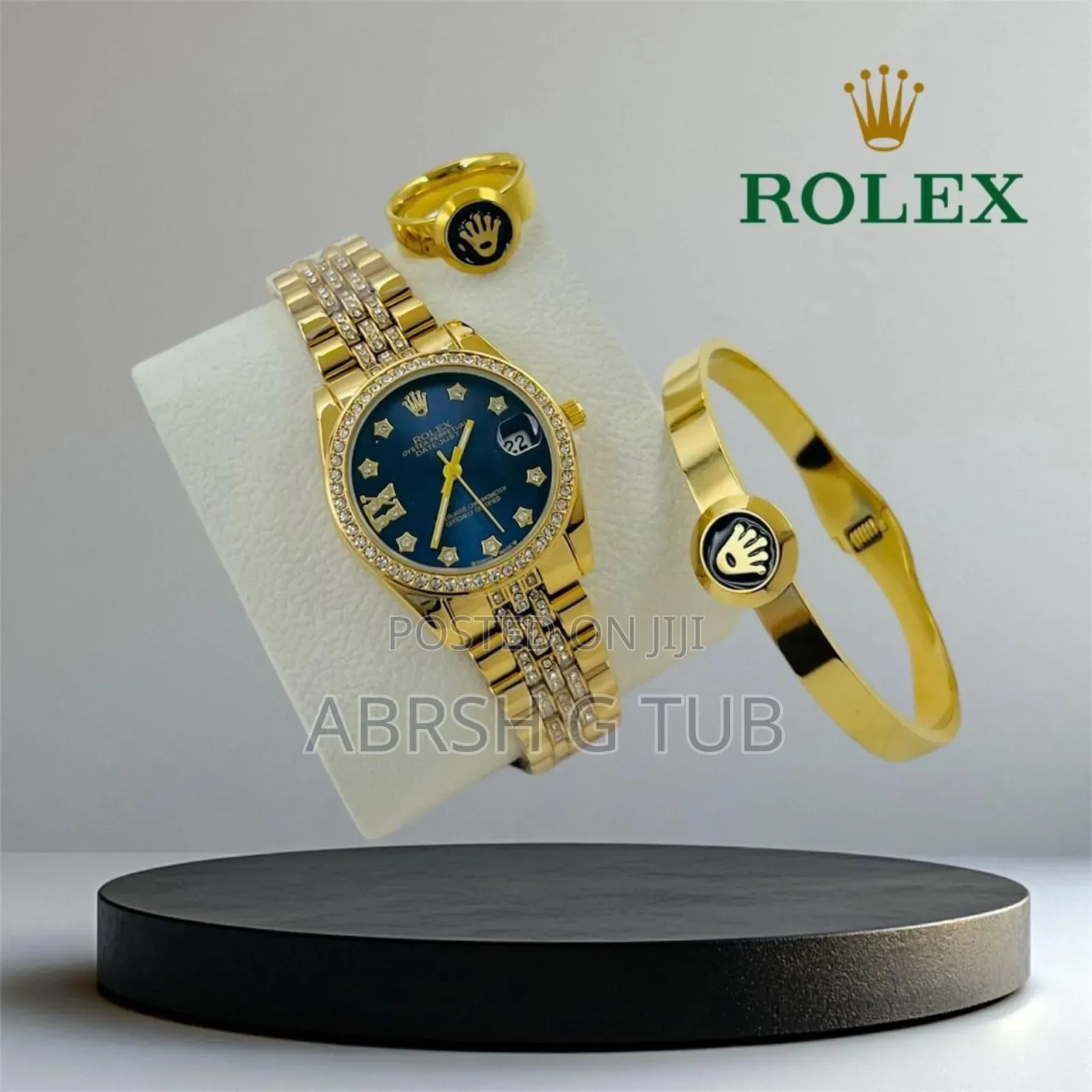 Ladies' Watch Set With Matching Bracelet Ring