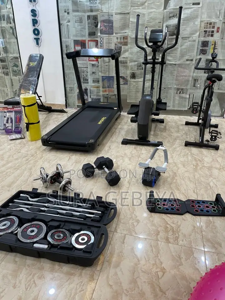 Home Use Dumbbells and Treadmills