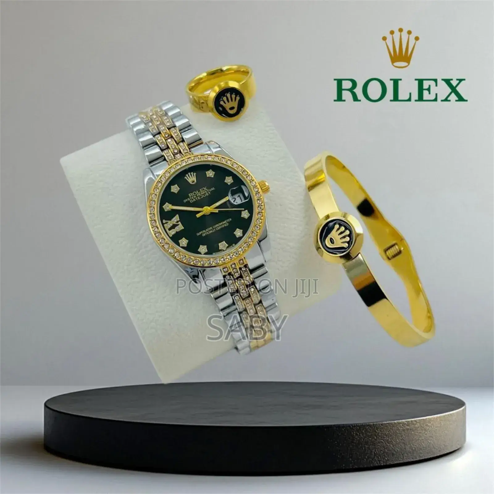 Ladies' Watch Set With Matching Bracelet Ring