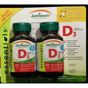 Jamieson Vitamin D3 1000iu Tablets-(2x375), Each Prices