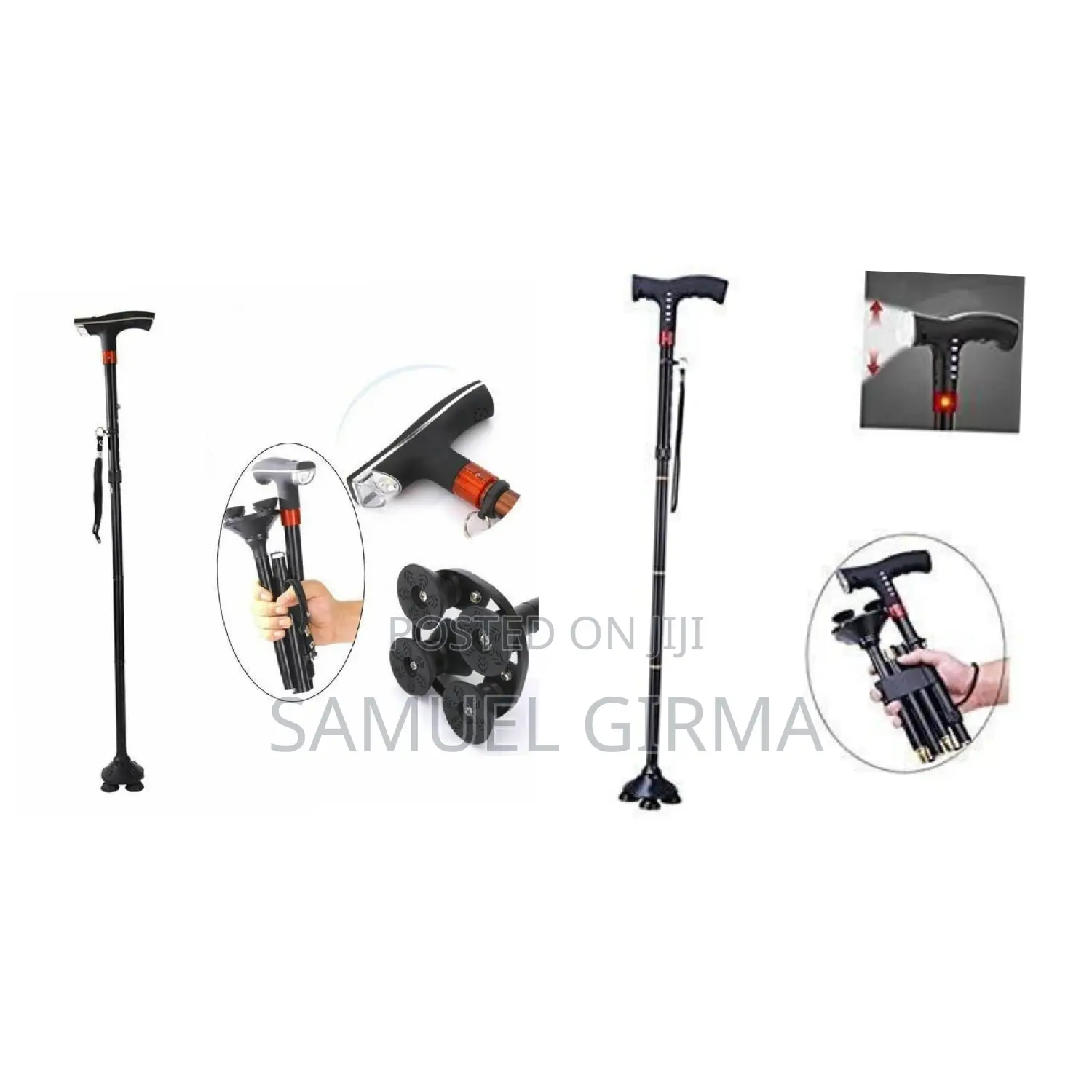 Walking Stick With Led Light