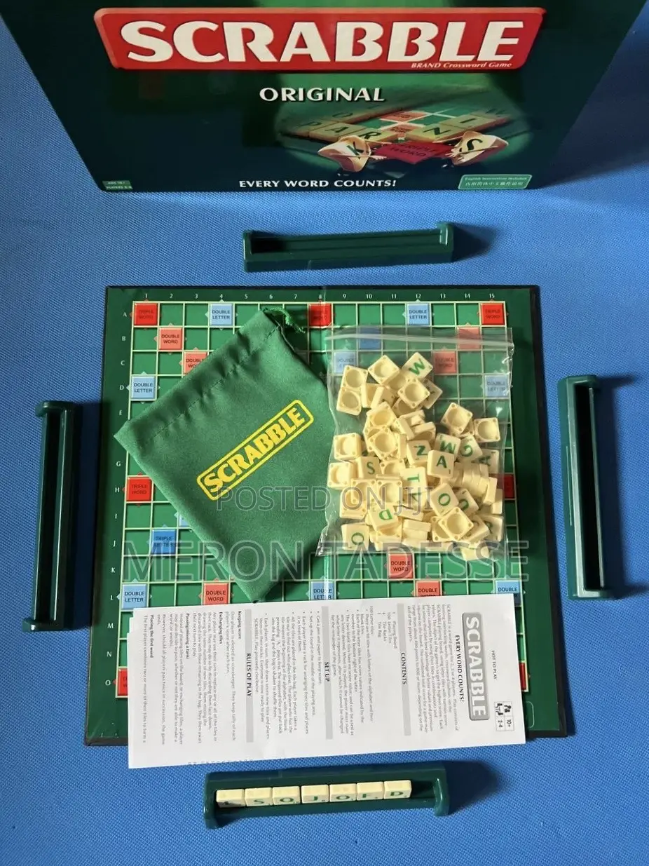 ከቤተሰብ ጋር ምን እንጫወት Scrabble Game Develop English Vocabulary