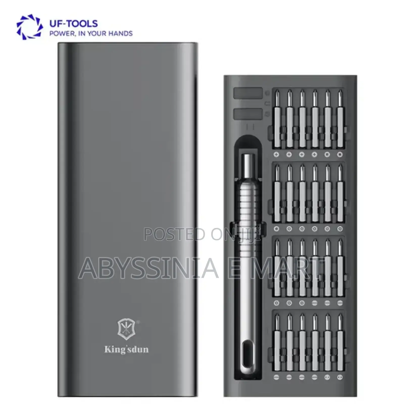 51 አይነት መፍቻ ያለው Manuel Screwdriver