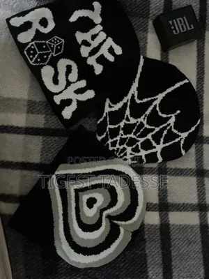 Spider Web Knitted  Beanie
