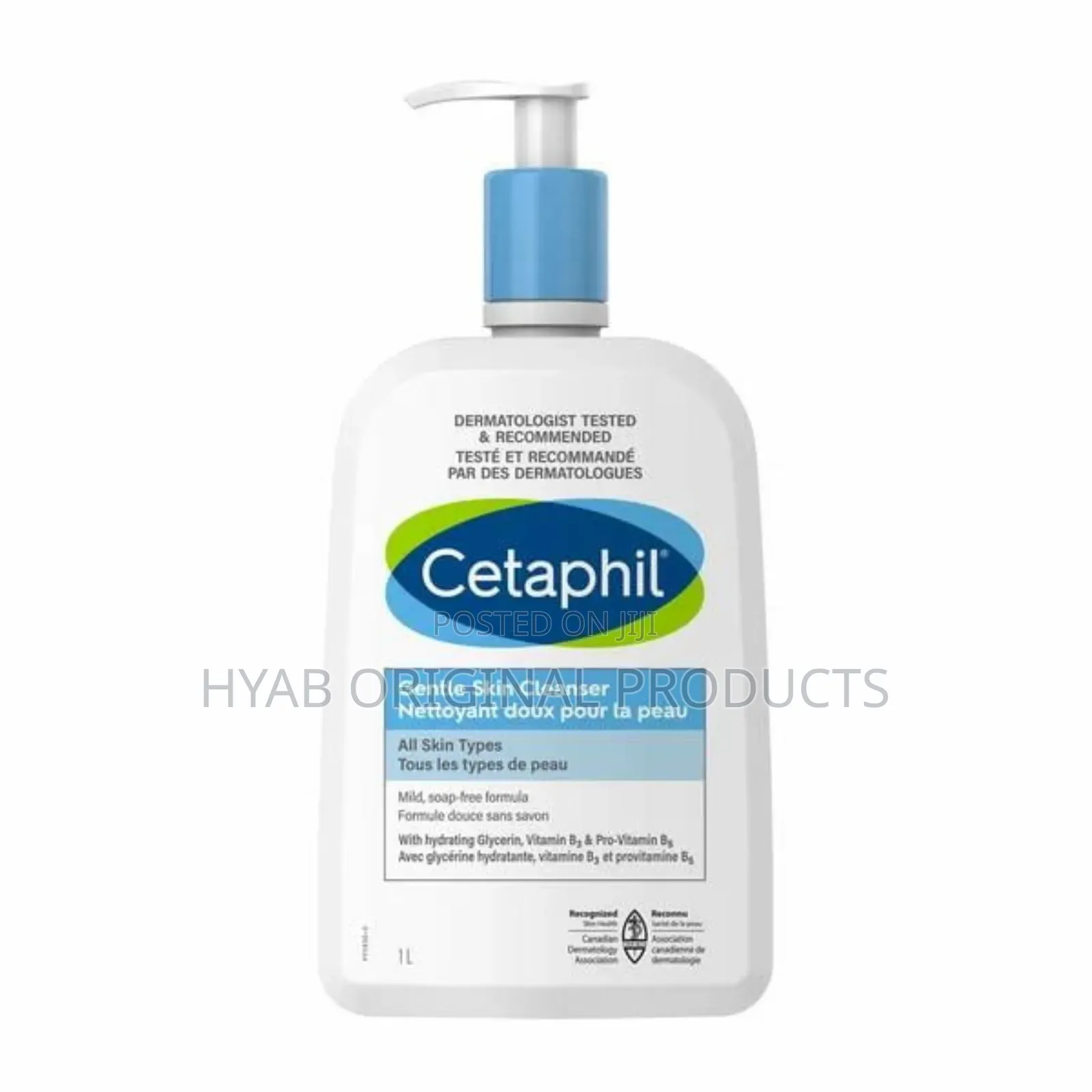 Cetaphil Cleanser 1L for All Skin Types From CANADA