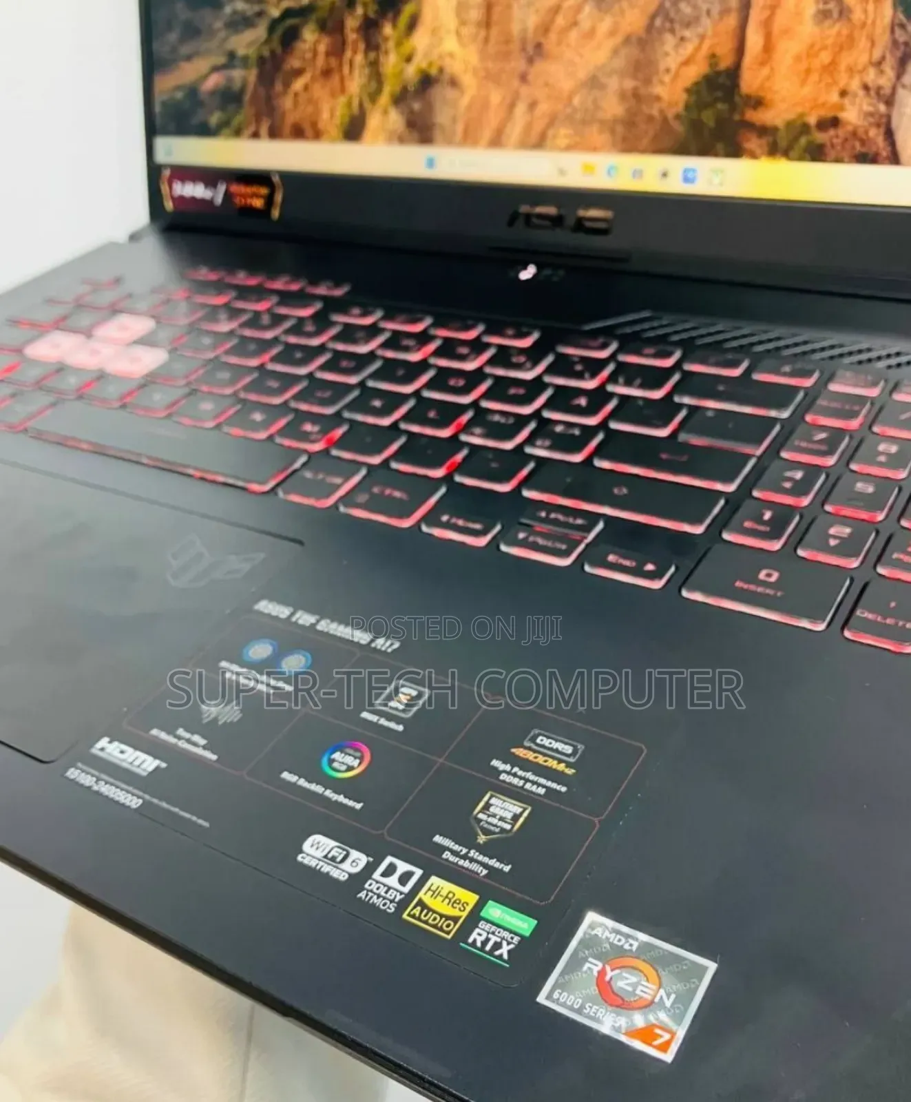 New Laptop Asus TUF Gaming A15 16GB AMD Ryzen 7 SSD 1T