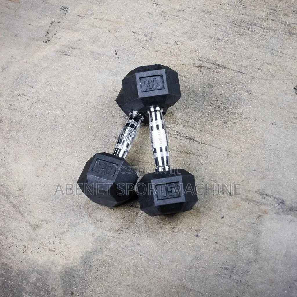 ለጂም እና ለቤት ዉስጥ የሚሆኑ ዘመናዊ Hexagonal Dumbbells