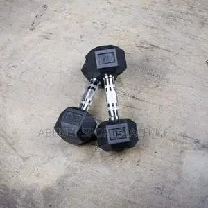Photo - ለጂም እና ለቤት ዉስጥ የሚሆኑ ዘመናዊ Hexagonal Dumbbells