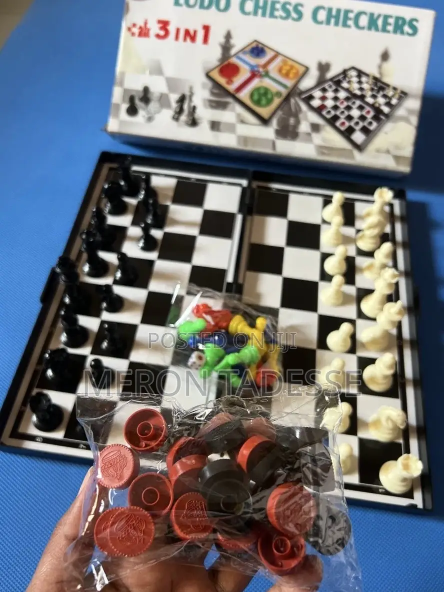 Ludo + Checkers + Chess ከቤተሰብዎ ጋር ይጫወቱ፤ ሉዶ ዳማ ቼስ 3 ጨዋታ በ1