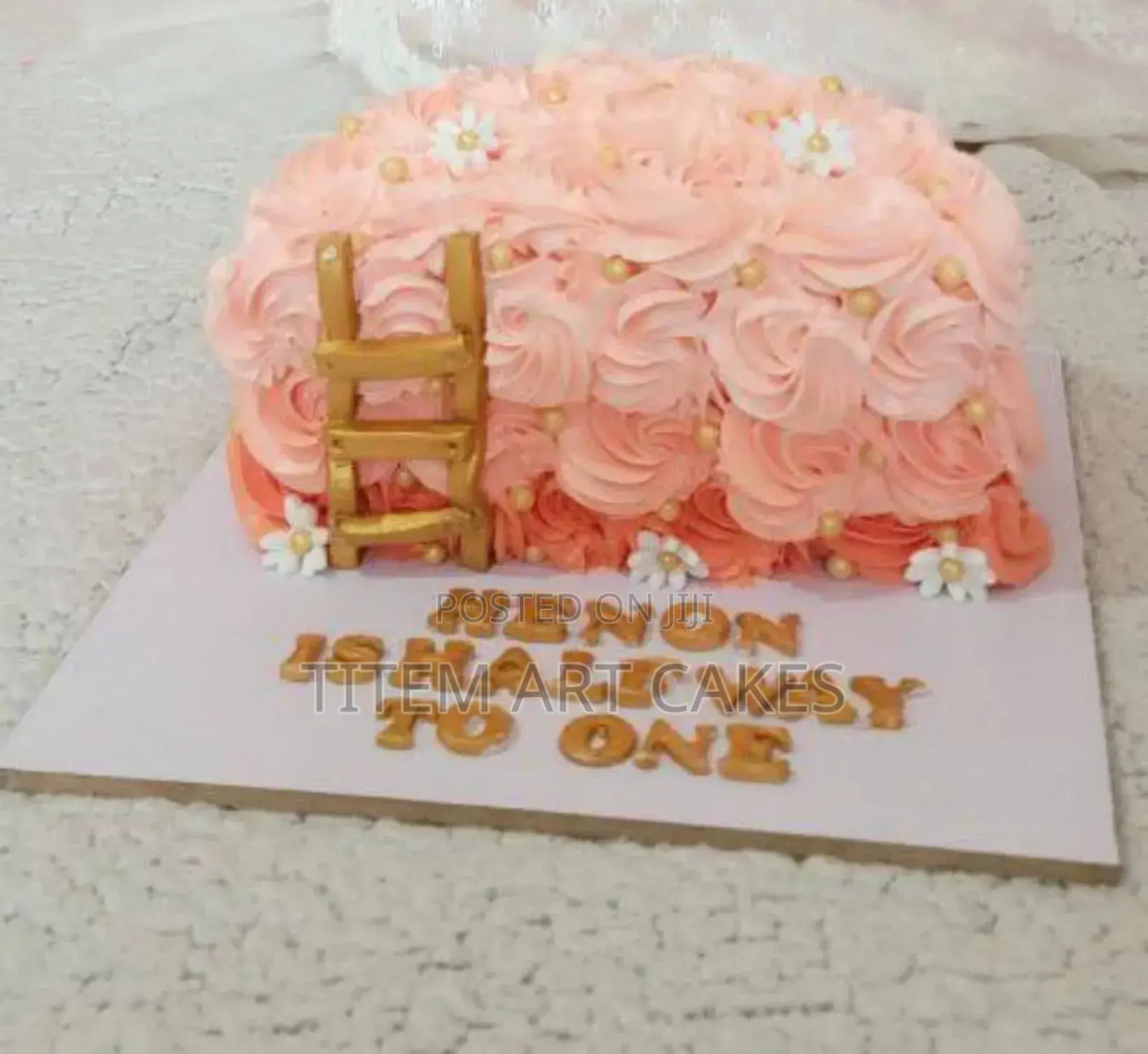 Half Month Birthday Cake