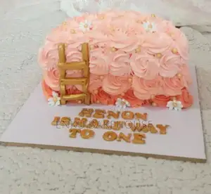 Half Month Birthday Cake