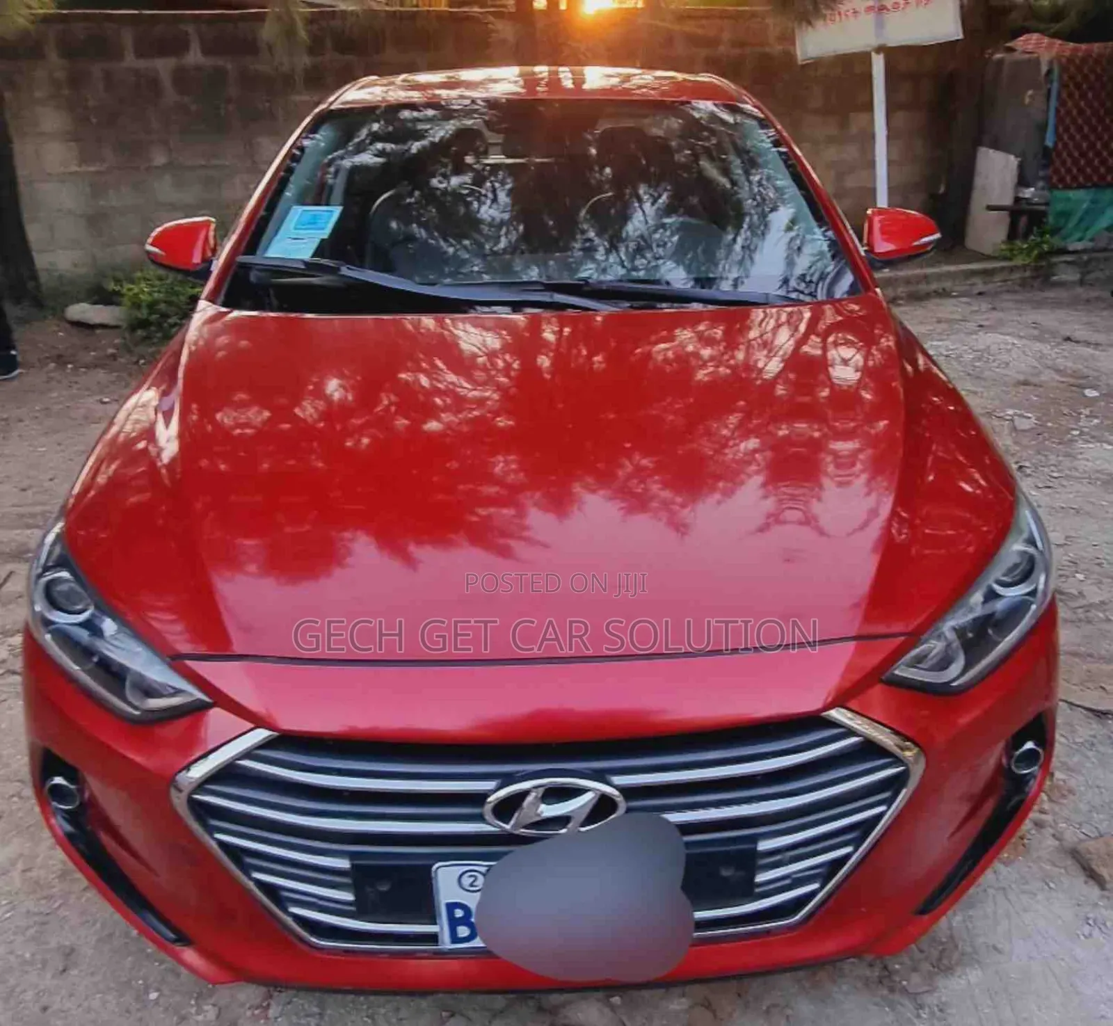 Hyundai Avante 2017 Red