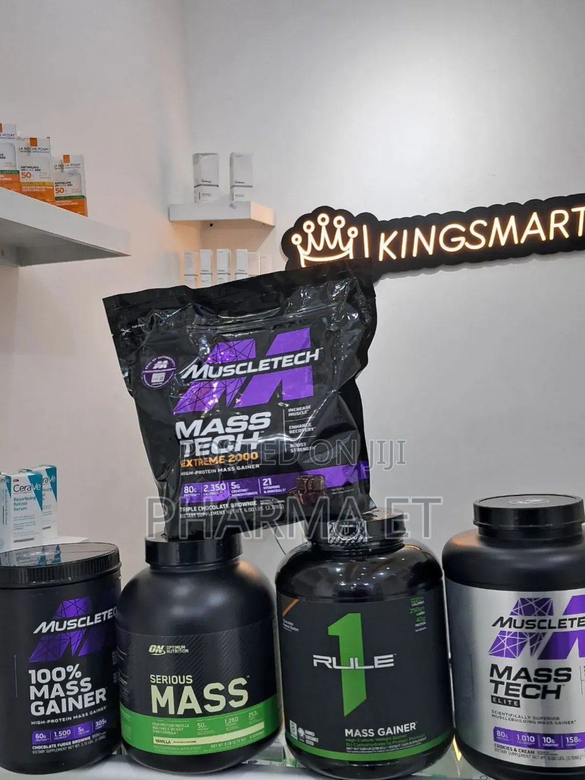 Rule 1 , Masstech and Optimum Nutrition Mass Gainers