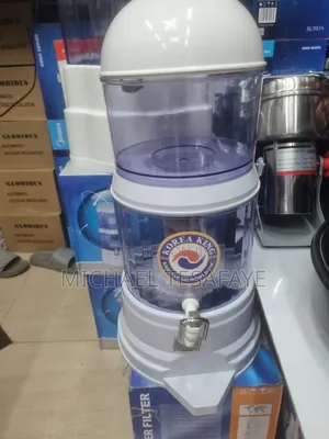 ቴብል ላይ የሚቀመጥ የውሀ ማጣሪ በፈለጉት መጠን እና አይነት 
በብዛት አስገብተናል