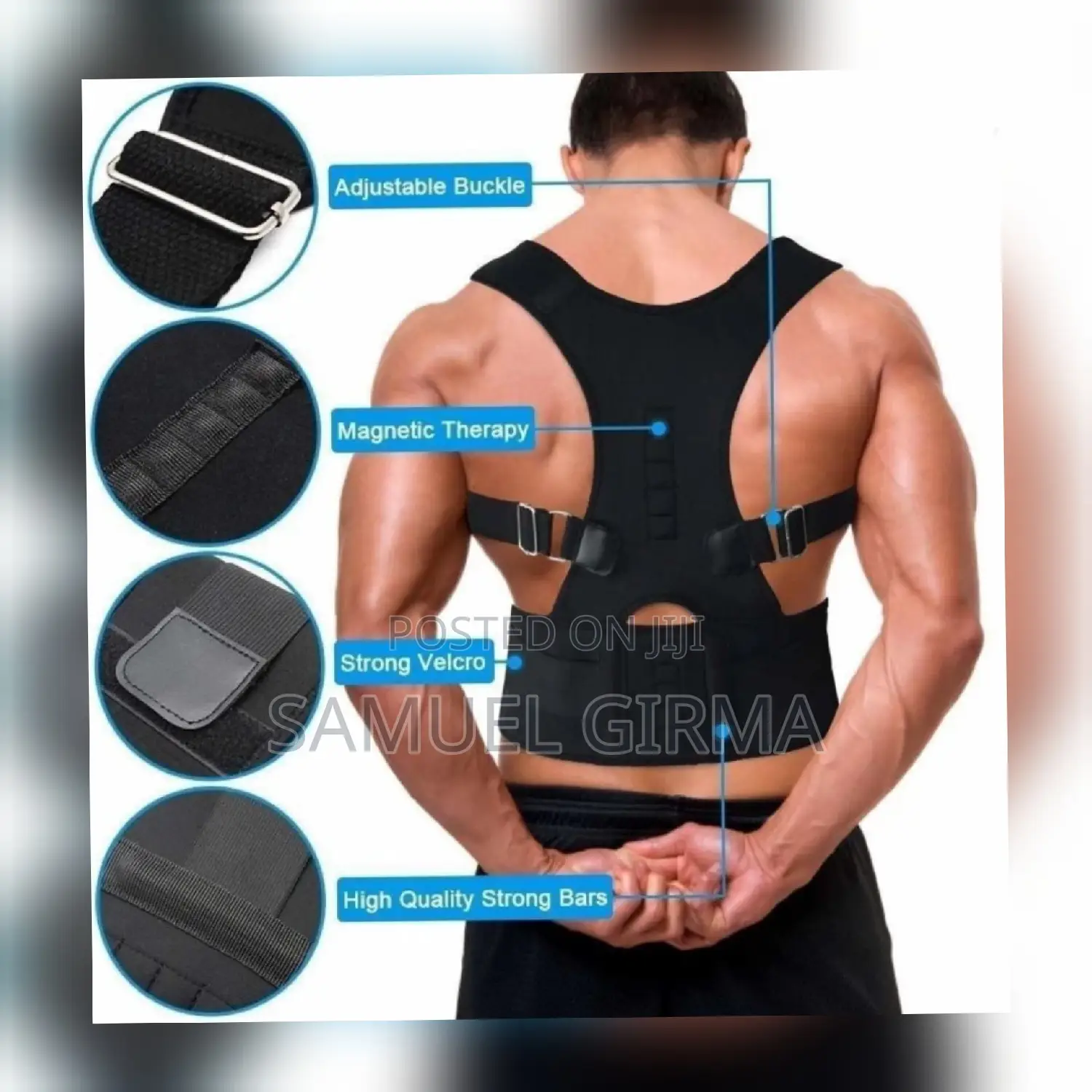 Posture Corrector Belt Comes With an Adjustable Belt