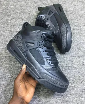  Air Jordan SPIZIKE ‘Black-Cat’ Shoes