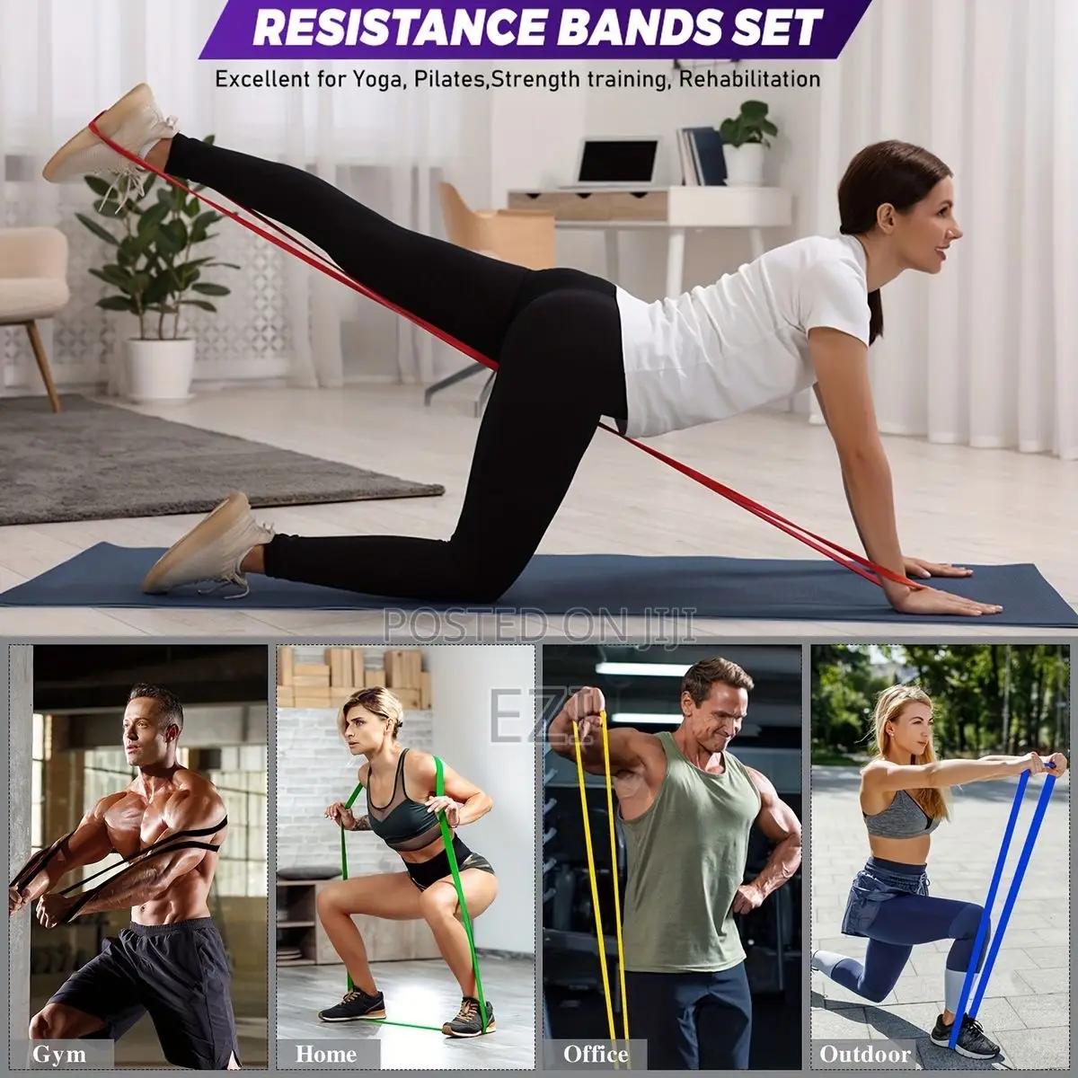 1pcs Resistance Band Set