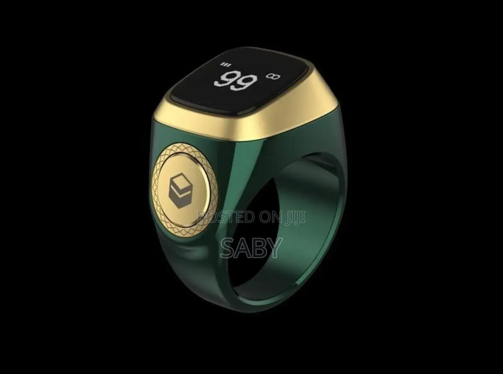 Zikr Ring ስክሪኑ ላይ በግልፅ የቆጠሩትን እና የሰላት ሰዓት የሚያሳይ!