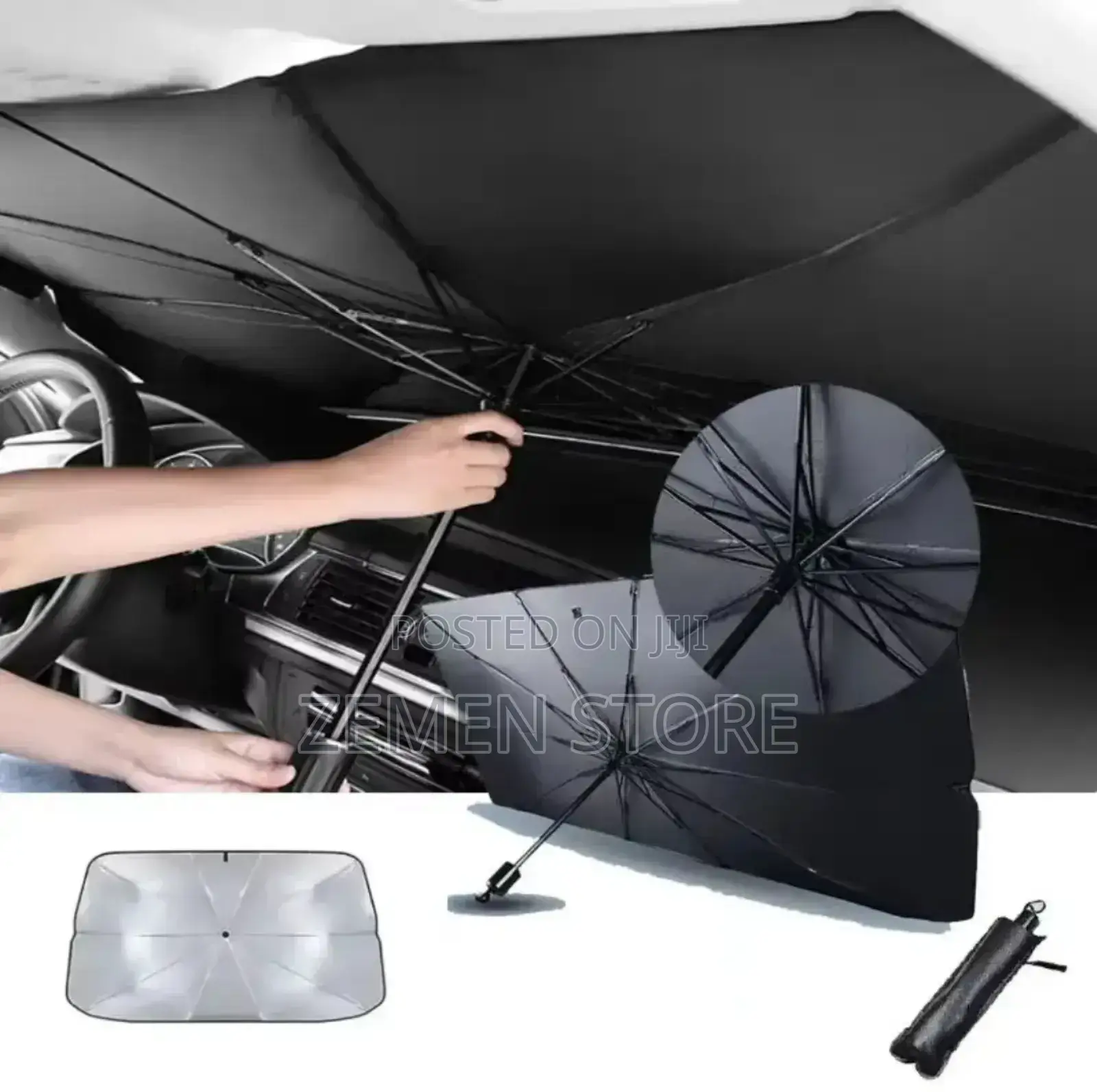 Foldable Retractable Car Cover Umbrella