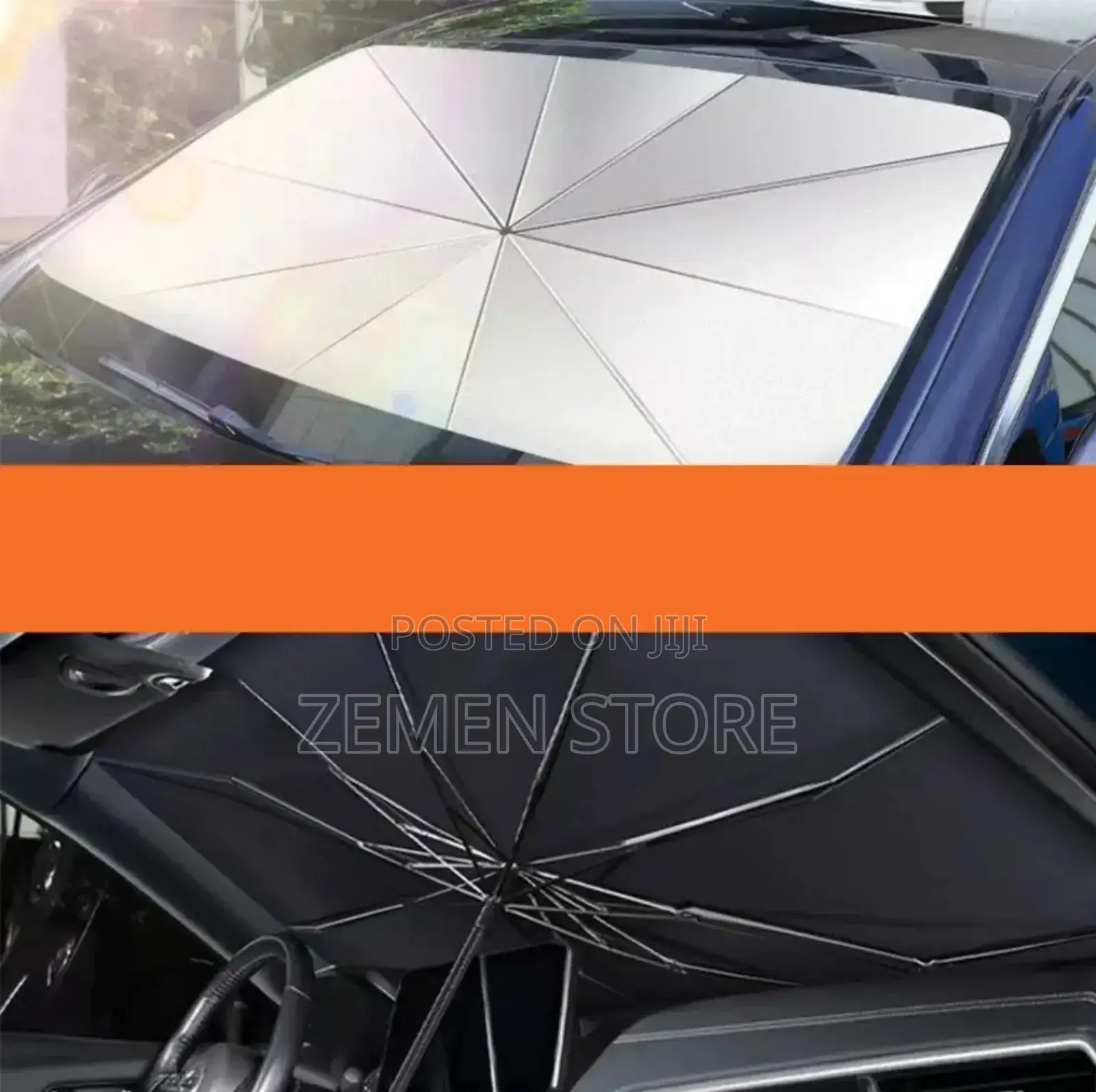 Foldable Retractable Car Cover Umbrella