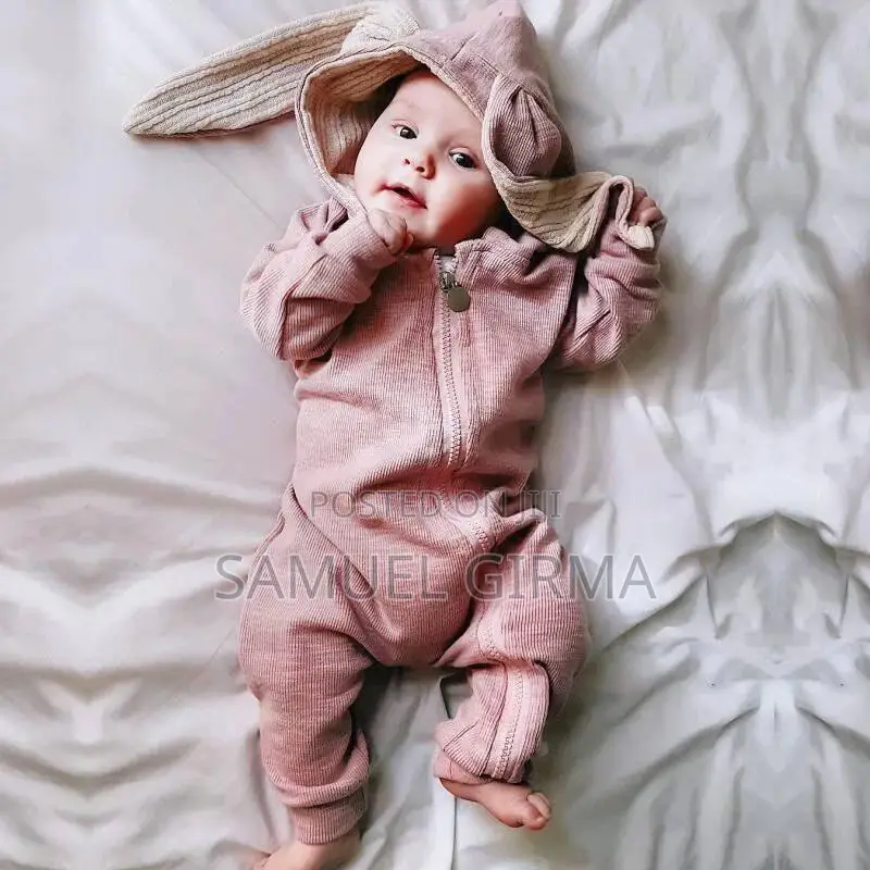 Cartoon Rabbit Ear Romper
