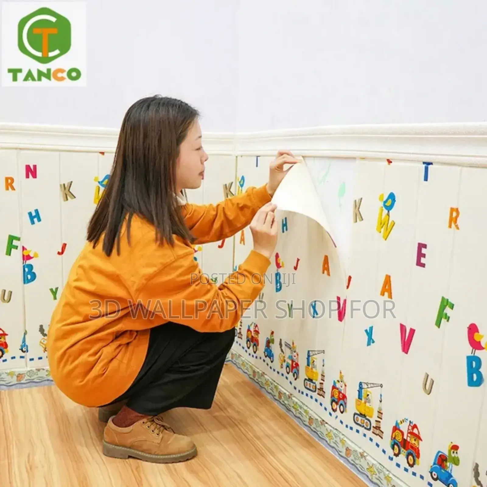 3D Kids Wallpaper Sticker