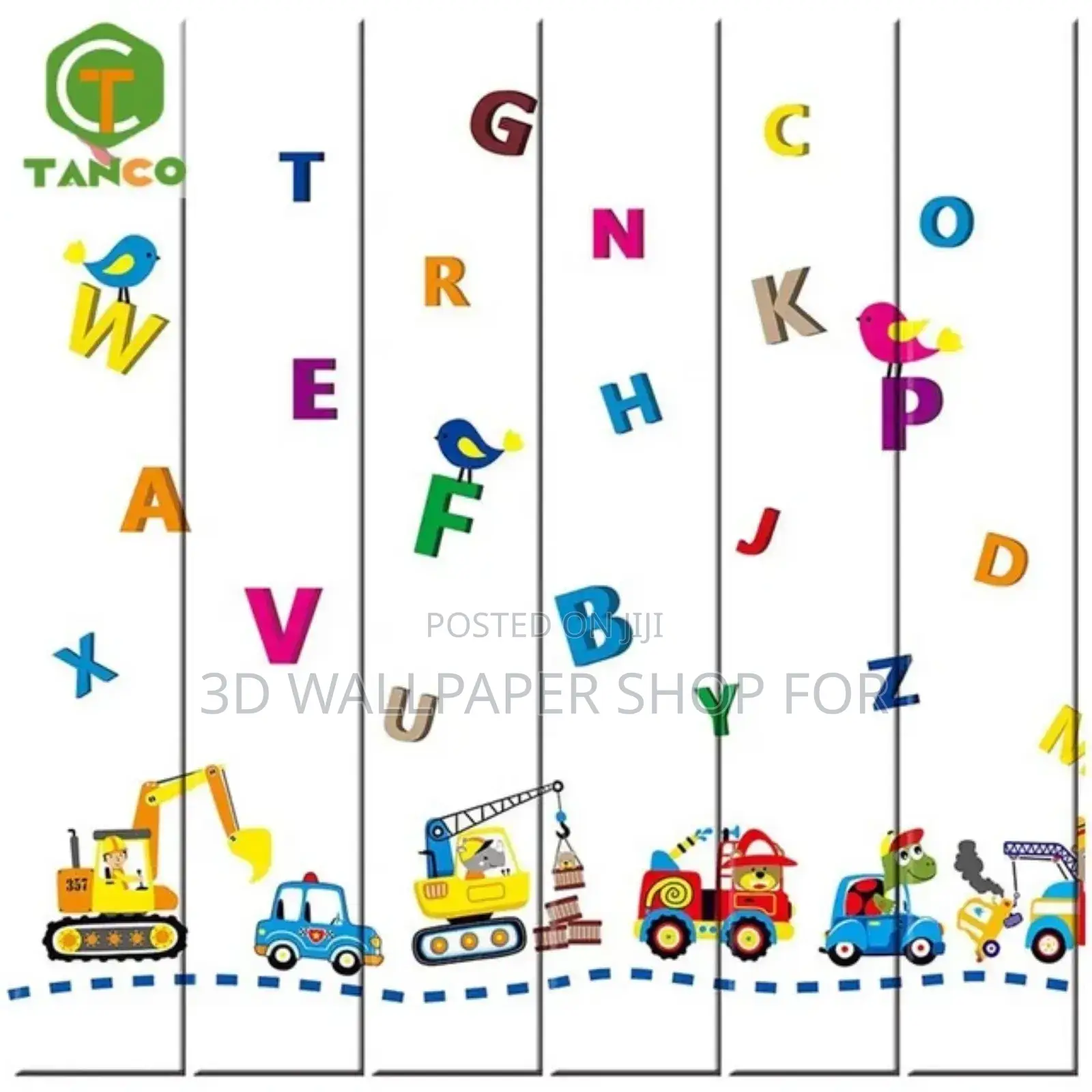 3D Kids Wallpaper Sticker