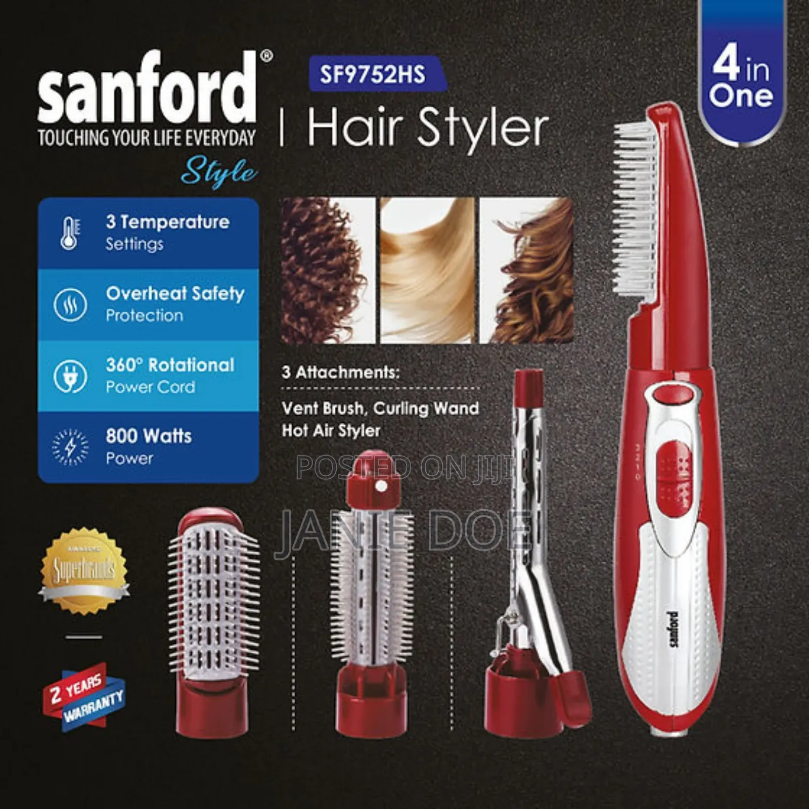 Sanford Hair Dryer and Stayler