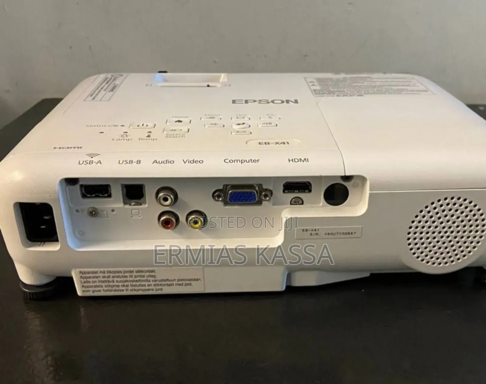 Epson Projector Model Name: EB-X41