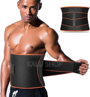 Photo - Whight Loss, Sweat AB Belt With Adjustable Pressure Straps