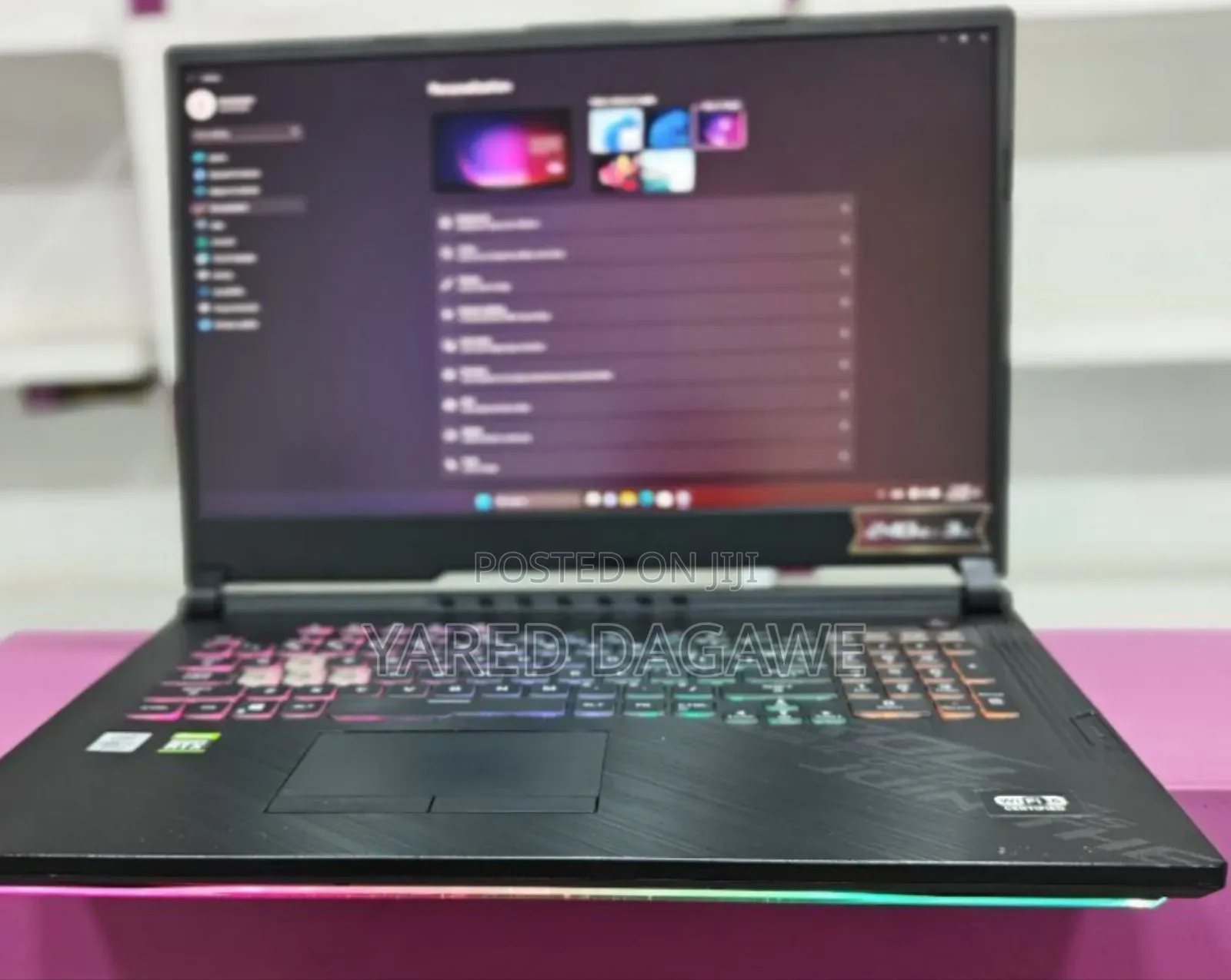 New Laptop Asus ROG Strix G15 16GB Intel Core I7 SSD 1T