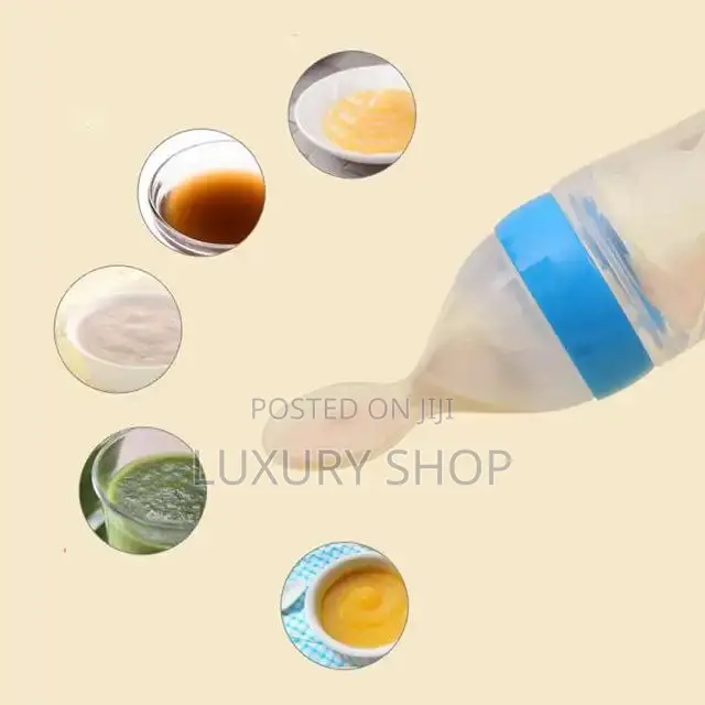 Baby Food Feeding Bottle የህፃናት ምግብ ማለማመጃ
