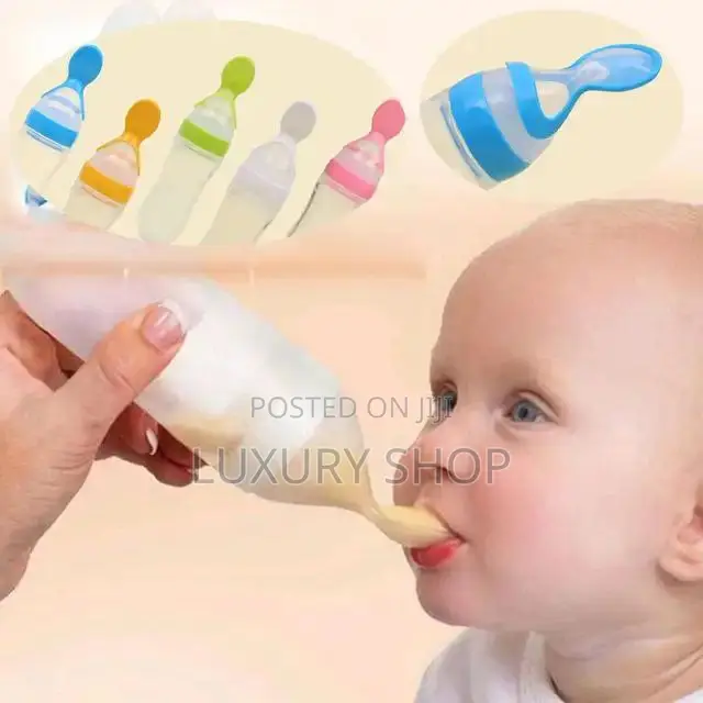 Baby Food Feeding Bottle የህፃናት ምግብ ማለማመጃ