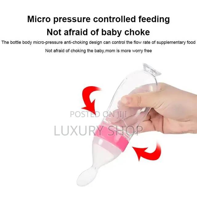 Baby Food Feeding Bottle የህፃናት ምግብ ማለማመጃ