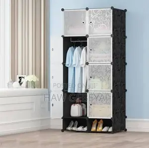 Storage Wardrobe Plastic +Metal