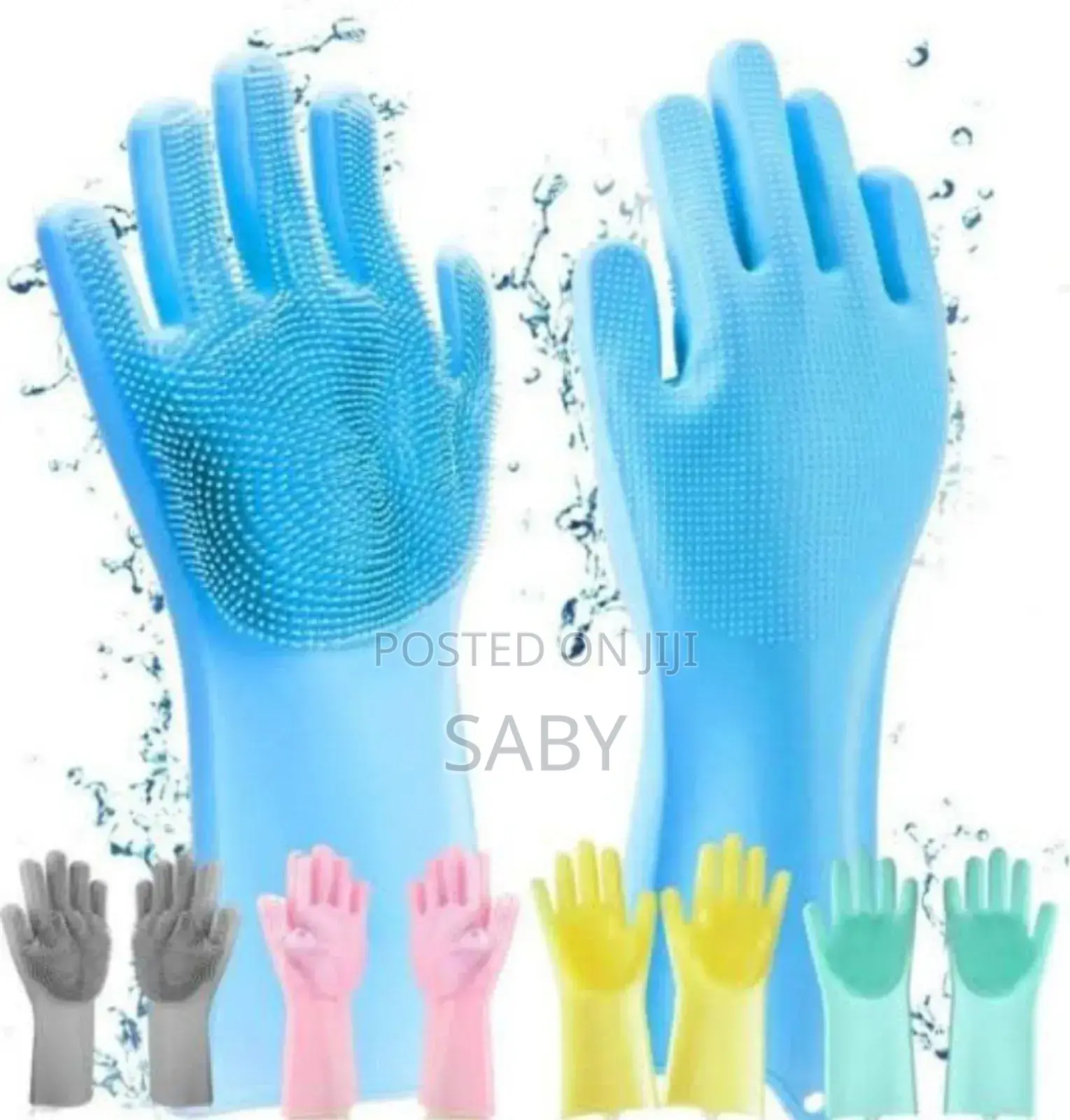 2pcs Silicone Dish Washing Glove